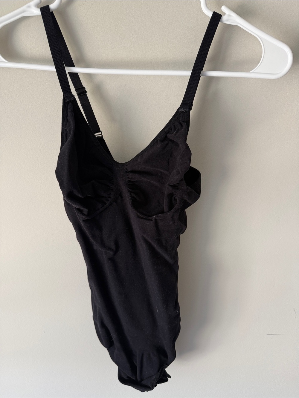Amazon Black Women's Shapewear Bodysuit with Adjustable Straps